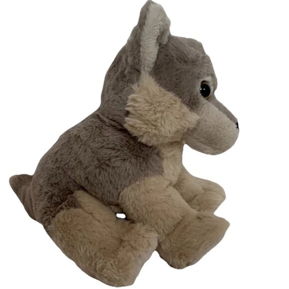 NEW Wild Republic Earthkins 8" WOLF Plush Toy Stuffed Animal - Picture 5 of 5